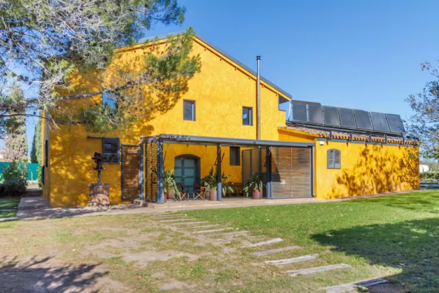 Masia Cal Sisplau, Con Piscina Y Rodeada De Vinedos A 10 Minutos De Vilafranca Del Penedes, Barcelona ,Cataluna San Martín Sarroca Kültér fotó